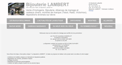 Desktop Screenshot of bijouterie-lambert.fr
